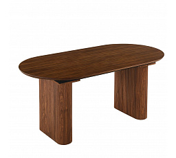 Stůl OVAL Rozkládací 180-220 cm Ořech