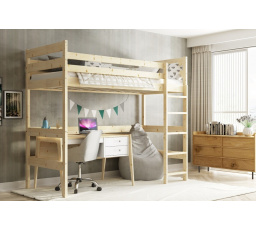 Patrová dětská postel ANTRESOLA, Přírodní