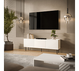 TV komoda LUCCA 165 3D, bílá