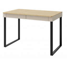 Psací stůl LUCA LC 11, Béžově-písková/Dub olejovaný