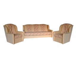 Sedací souprava Ušák 3F+1+1 Platan žlutá