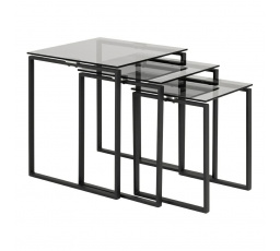 Sada stolků Katrine šedá