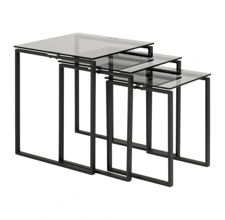 Sada stolků Katrine šedá