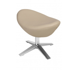 Podnožka Jajo Soft ekokůže 532 béžová