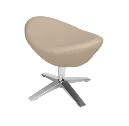 Podnožka Jajo Soft ekokůže 532 béžová