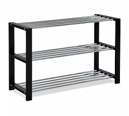 Botník, masiv, černá, 83168-12 BK