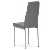 Jídelní židle, šedá, ekokůže, DCL-377 GREY