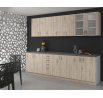 Kuchyňská horní skříňka SALLY 80-GS-72-2F, Dub sonoma