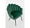 Židle K410, zelený samet
