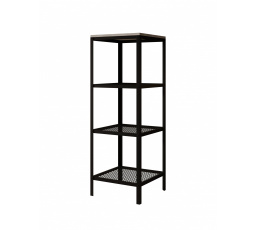 Regál Reli Černý+Beton