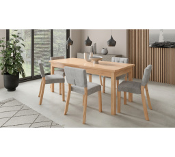 Sada stůl s židlemi RODOS 80 Craft Gold
