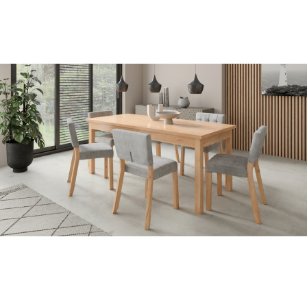 Sada stůl s židlemi RODOS 80 Craft Gold