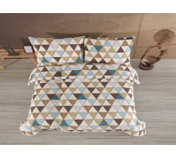 Povlečení krep 140x200, 70x90 cm Virginia nitěný knoflík