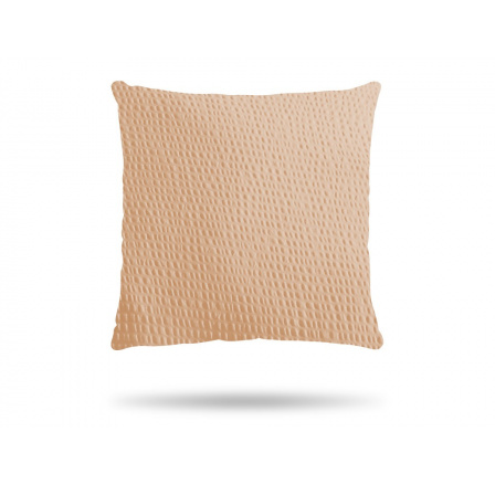 Krepový povlak na polštář béžový 50x50
