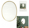 Zrcadlo Arcilla zlaté oválné