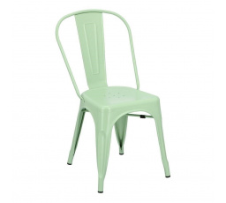 Židle Paris zelená inspirovaná Tolix
