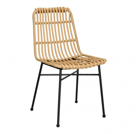 Židle Surabaya přírodní/černé nohy Židle Surabaya přírodní/černé nohy