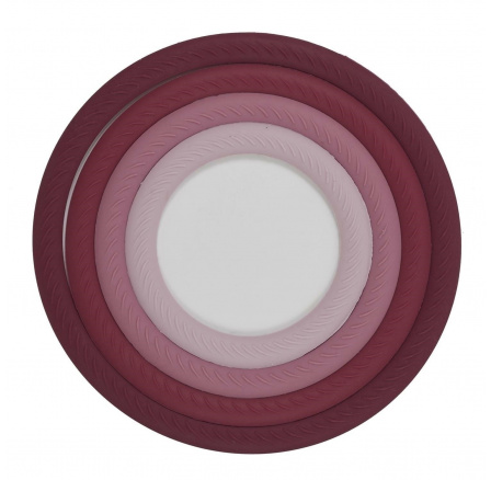 Růžová silikonová ochranná podložka