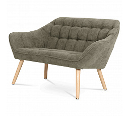 Dvoumístná pohovka, béžová, látka, AK-322 LAN2