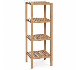 Regál, masiv, hnědá, DR-011-4