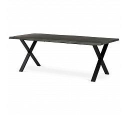Jídelní stůl 210x100cm, mdf, šedý dub, HT-F4321 GREY