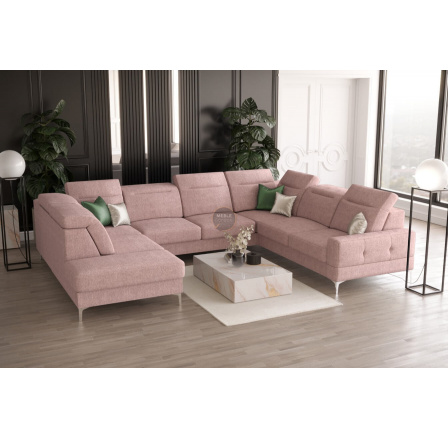 Rohová sedací souprava MALIBU MAX I 260x350x220 cm - volitelný odstín - pravá strana