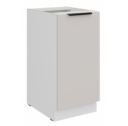 Dolní skříňka COMBO - 40 D 1F BB, Bílá/Kašmír