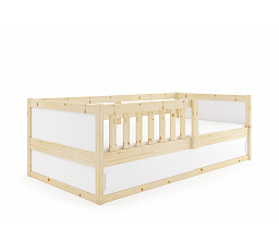 Dětská postel SMART 2 s matrací, Přírodní