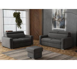 Sedací souprava Petrit 3+2+taburet Kronos šedá