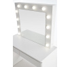 Toaletní stolek HOLLYWOOD bílý