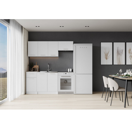 CORONA 180 kuchyňská sestava korpus: bílý, čela: bílá