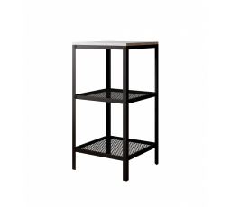 Regál Rolin Černý+Beton