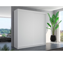 Posuvná skříň TERECIA 200 Bílá+Bílá