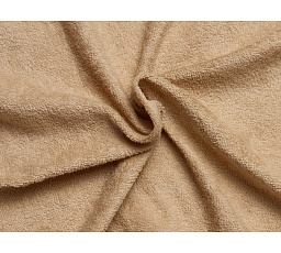 Froté prostěradlo béžové na vysokou matraci 190g/m2 220x200