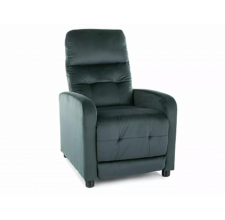 Polohovací křeslo OTUS VELVET, Zelený Bluvel 78
