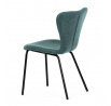 Jídelní židle, modrá, látka, CT-S8010 BLUE2