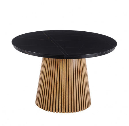 PŘEDPRODEJ -15% do 29.12 ! Rozkládací stůl (černý/dub) 120(160/200)x120 ST30-FX PŘEDPRODEJ -15% do 29.12 ! Rozkládací stůl (černý/dub) 120(160/200)x120 ST30-FX