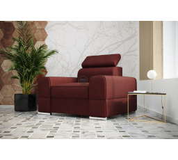 Křeslo ROYAL 114 cm - Odtíny bordové