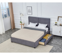 Postel čalouněná s šuplíkem START 2 160x200 JG Šedá