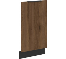 Dvířka na myčku bez panelu MONZA - ZM 713x446, Černá mat/Ořech