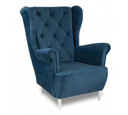 Relaxační křeslo ušák Selene K tmavě modrá