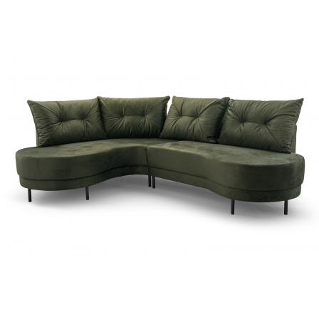 Rohová sedací souprava Abbey L khaki Rohová sedací souprava Abbey L khaki