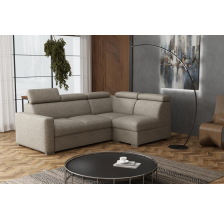 Sedací souprava Petrit VI pravá Aragon hnědošedá