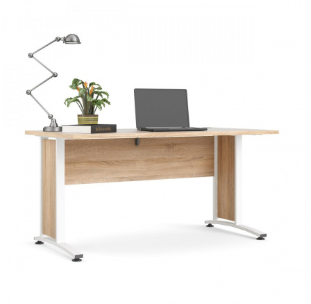 Psací stůl OFFICE 80400/71, Dub sonoma/Bílá Psací stůl OFFICE 80400/71, Dub sonoma/Bílá