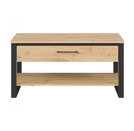 Konferenční stůl DODSON LAW1S, dub artisan/černá Konferenční stůl DODSON LAW1S, dub artisan/černá