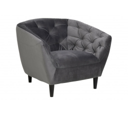 Křeslo Ria VIC Tmavě šedé