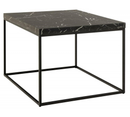 Stolek Barossa 60x60cm černý mramor