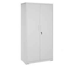 Komoda 80x40x180cm, kov, bílá, AUS-E1115 GREY