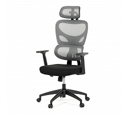 Kancelářská židle, houpací mechanismus, šedá, KA-K2080 GREY