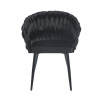 Židle velvet černá K7-FX